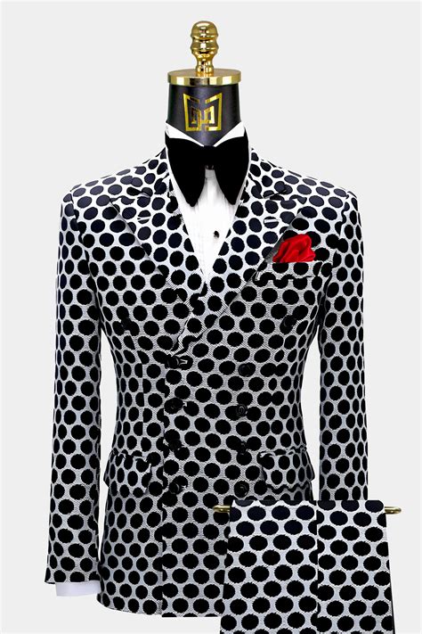 Versace Collection Men’s Polka Dot Suits And Blazers 